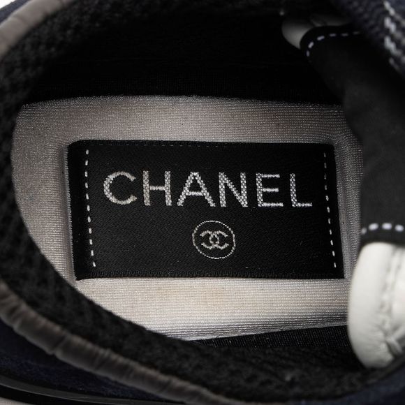 Chanel Suede CC Sneakers - Size 6 / 36 - Picture 7 of 7